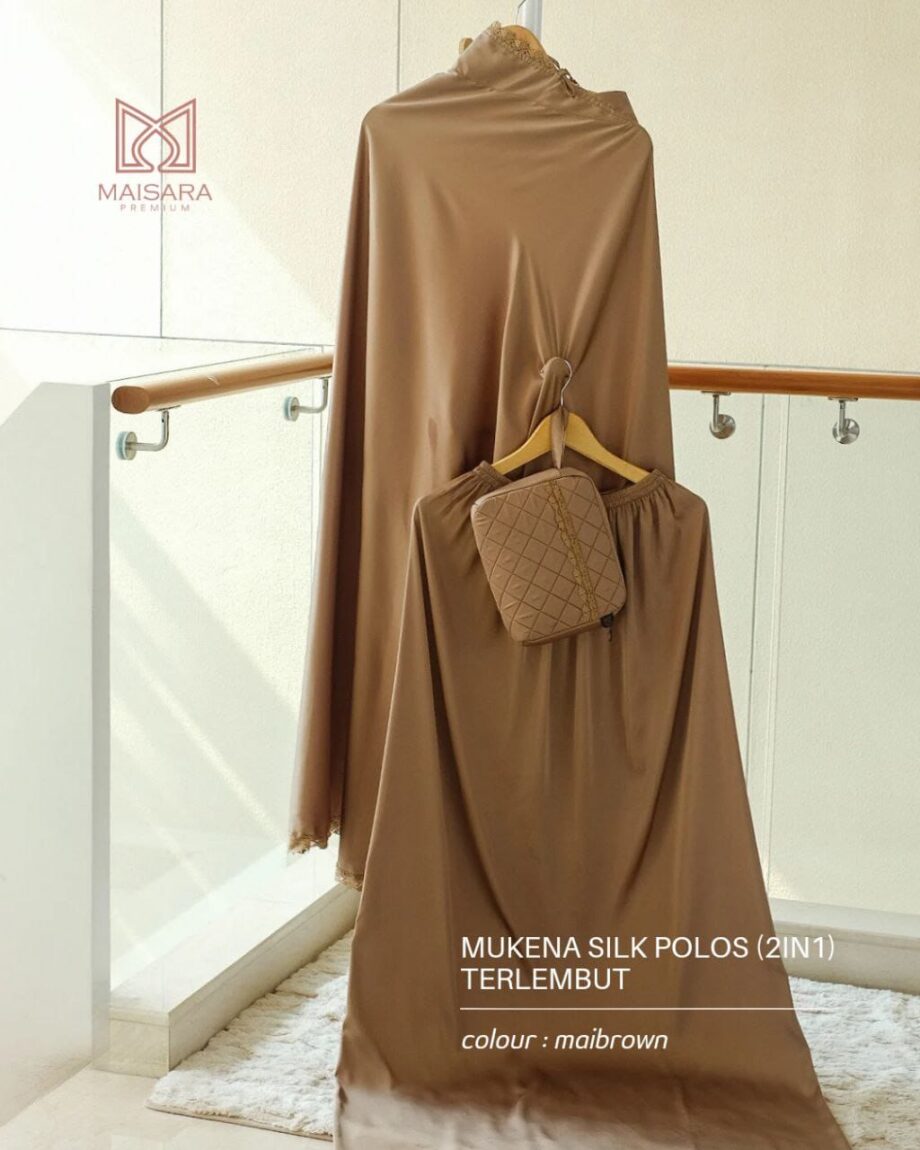 Prayer Set Silk Maisara - 2in1 Maibrown