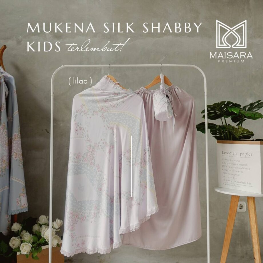 Prayer Set Silk Maisara KIDS - Lilac