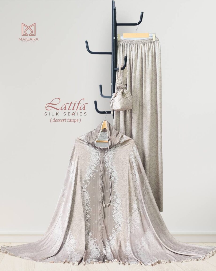 Prayer Set Silk Maisara - Latifa Dessert Taupe